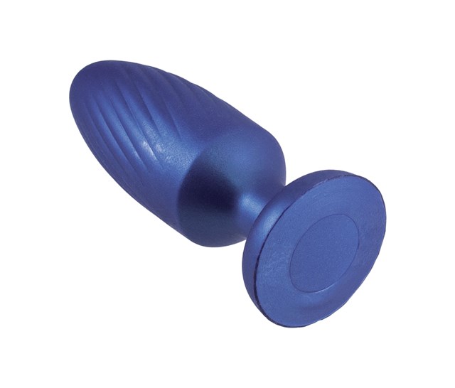 G-Stuck Silicone Anal Plug Metallic Blue
