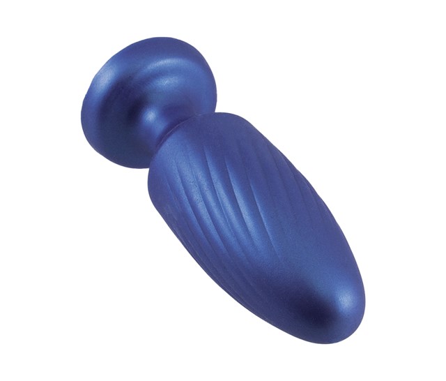 G-Stuck Silicone Anal Plug Metallic Blue
