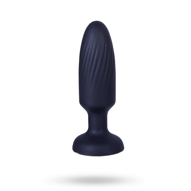 G-Stuck Silicone Butt Plug Metallic Black