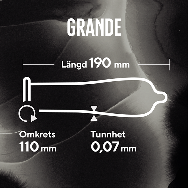 Grande - Extra Rymlig Kondom - 10 pack