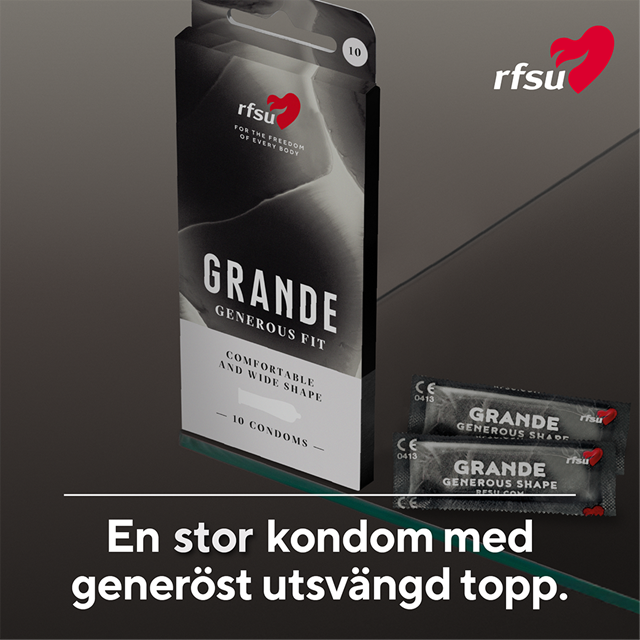 Grande - Extra Rymlig Kondom - 10 pack