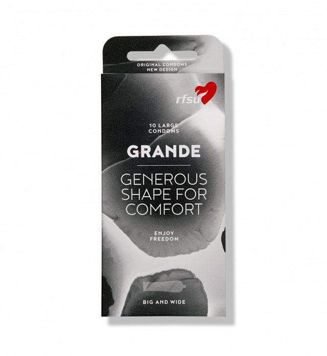 Grande - Extra Rymlig Kondom - 10 pack