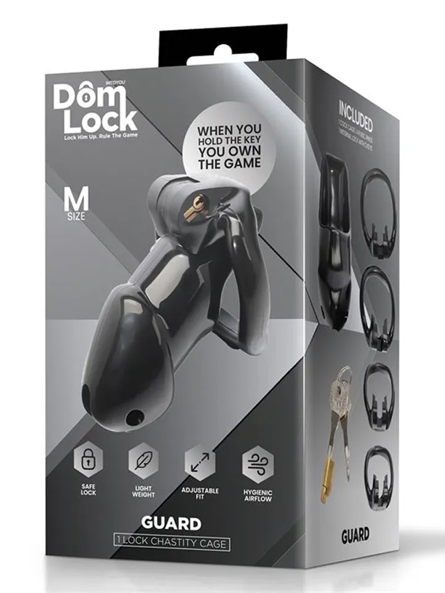 Guard Chastity Cage With Internal Lock Medium