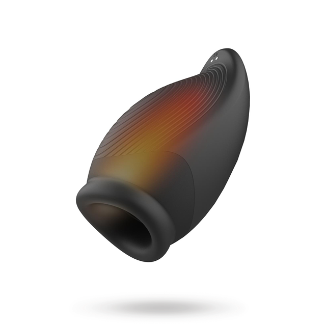 Heating Squeezable Vibrating Stroker