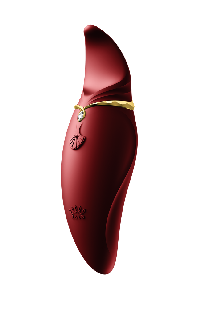 Hero Pulsewave Clitoris Massager - Wine Red