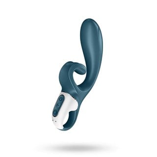 Satisfyer Hug Me Connect Rabbitvibrator - Blågrå