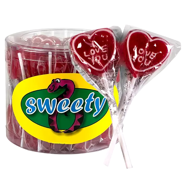 Jellioo I Love You Lollipop 17g x 50st