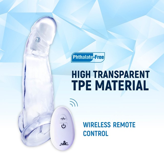 Ice Crystals -  RC Penis Extender With Ball Strap