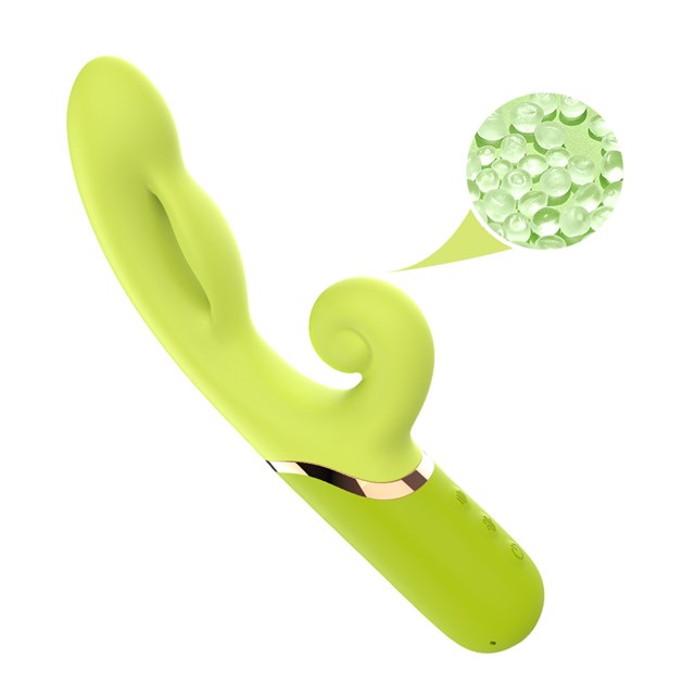 Inflatable G-Spot Rabbit Green