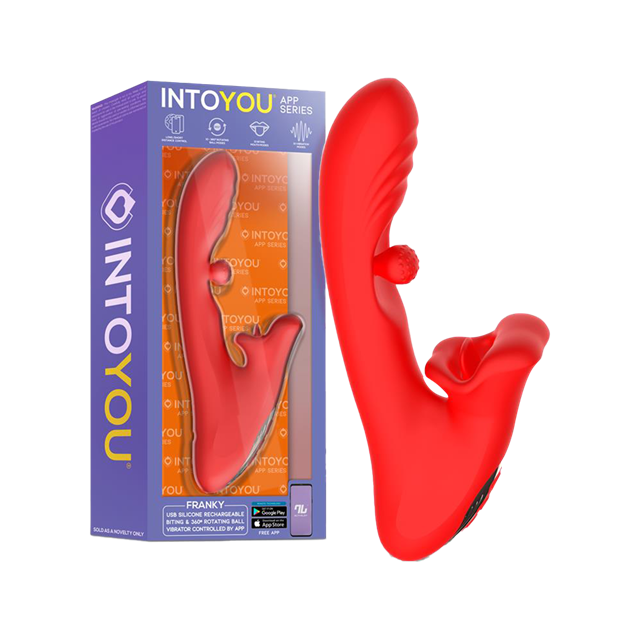 Franky Biting & Rotating Ball Vibrator With App