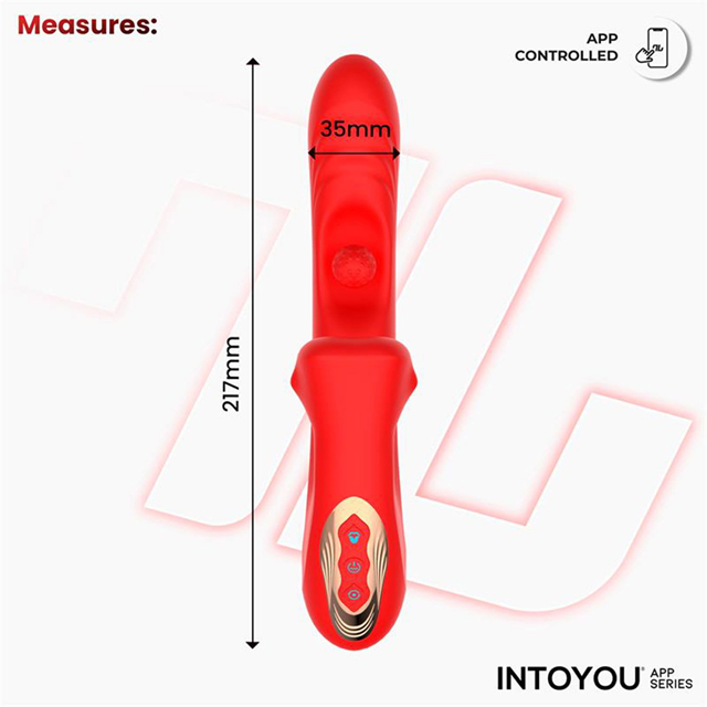 Franky Biting & Rotating Ball Vibrator With App