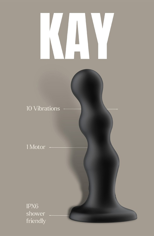 Kay Vibrator With Suction Cup 17,5 cm