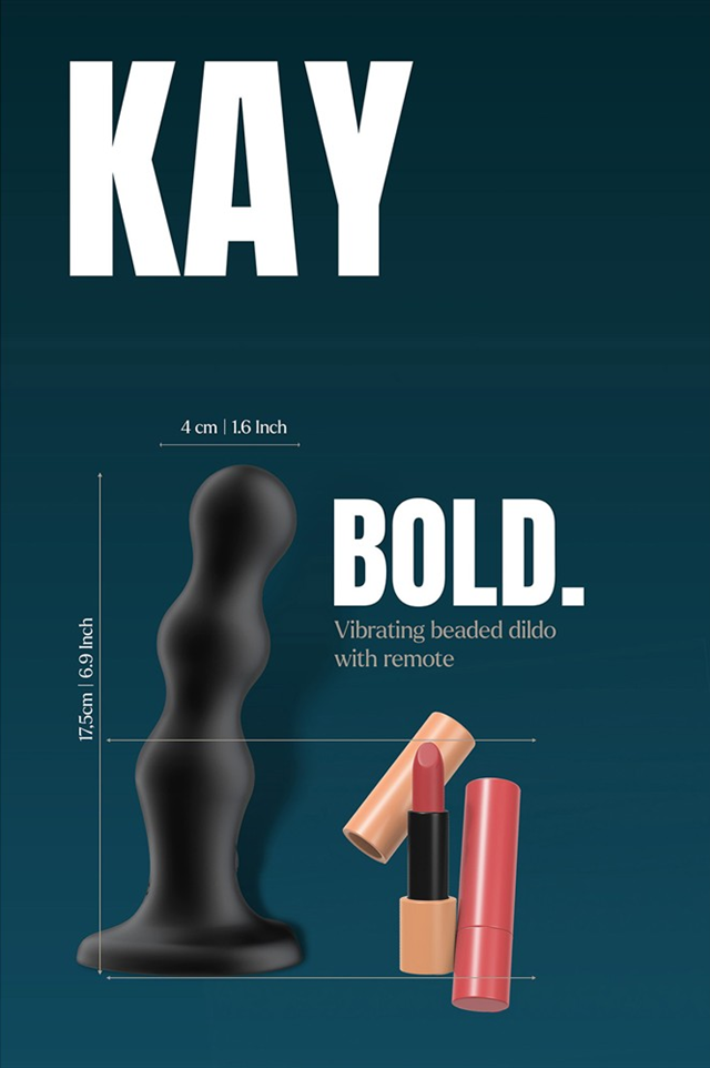 Kay Vibrator With Suction Cup 17,5 cm