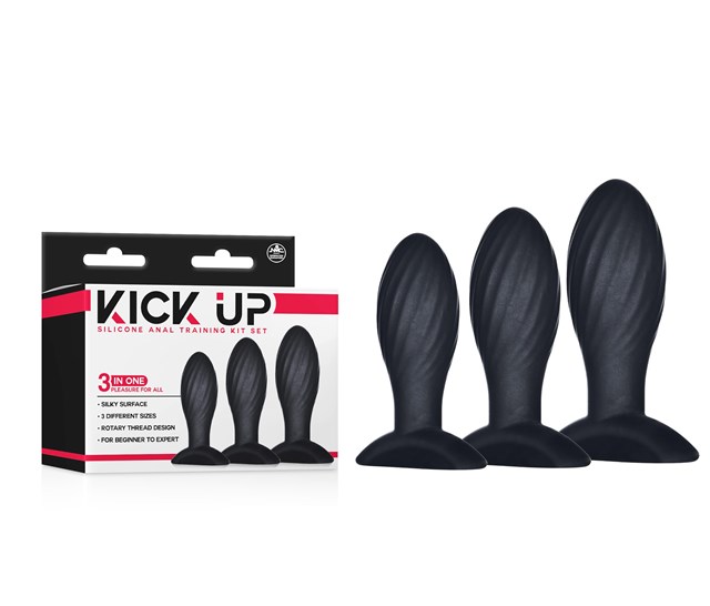 Kick Up Silicone Anal Training Set