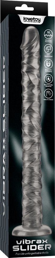 King Sized Vibrating Vibrax Slider 40,8 cm
