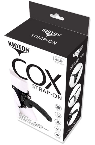 COX Strap-On + Dildo Black 22cm