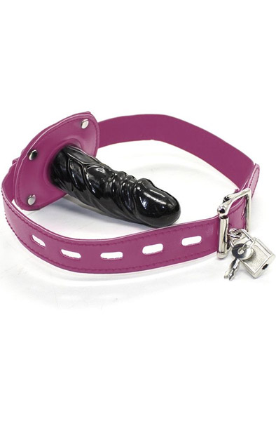 Penis Mouth Gag Long Pink