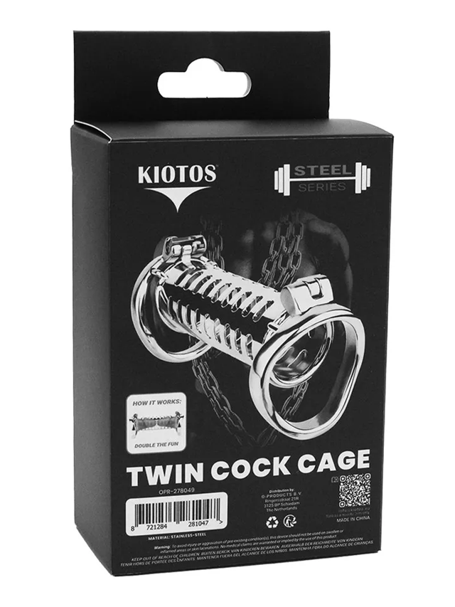 Twin Cock Cage