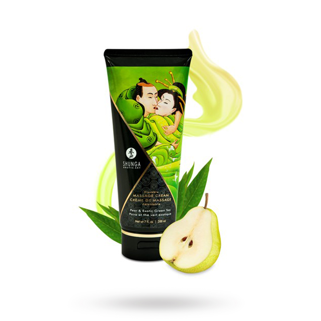 Kissable Massage Cream Pear & Green Tea