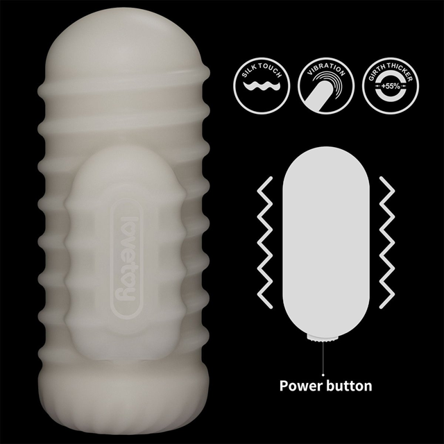 Knights Ring Vibrating Dual Purpose Sleeve - Wavy