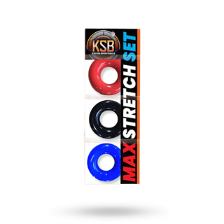 Ksb Max-stretch Cockring 3-pack