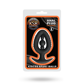 Ksb Silicone Anal Plug/expander With Internal Bead Large