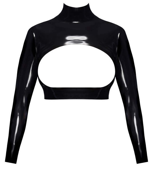 Latex Shirt Black
