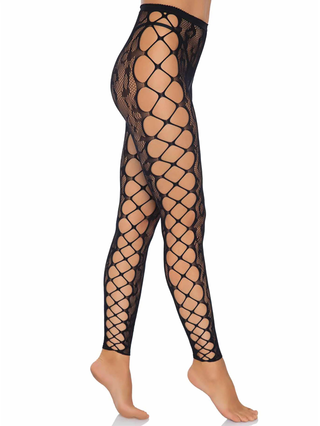 Footless Crotchless Tights