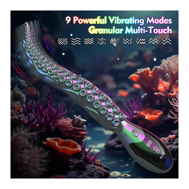 Litak Vibrating Handle Dildo 27 cm