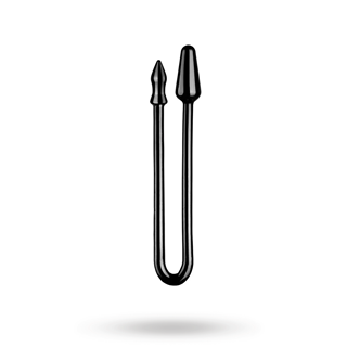 Long Snass Plug Black 43 Cm