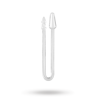 Long Snass Plug Transparent 43 Cm