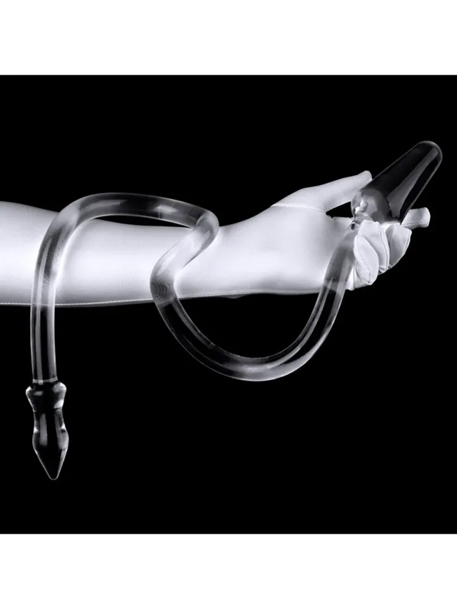 Long Snass Plug Transparent 43 cm