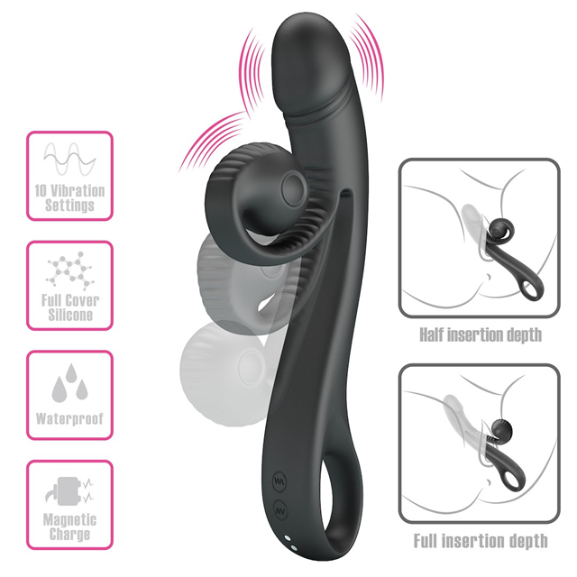 Love Romance Selma Snail Rabbit Black