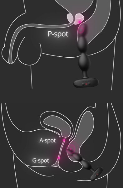 Lovense Ridge Vibrating Anal Beads