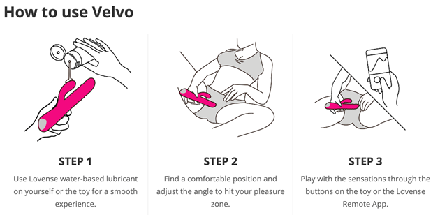 Lovense Velvo Rabbit Vibrator