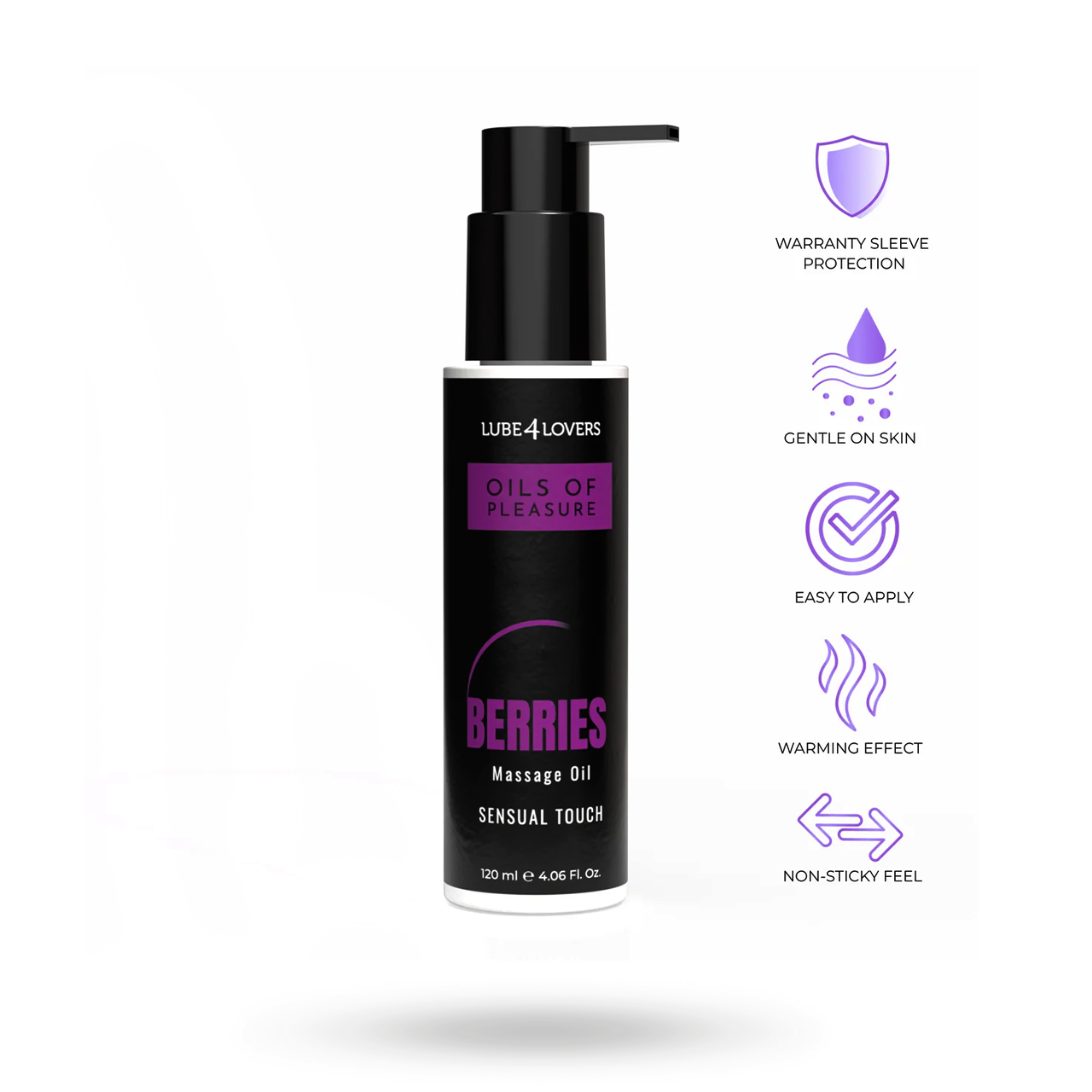 Oils of Pleasure – Berries Massage Oil 120 ml
