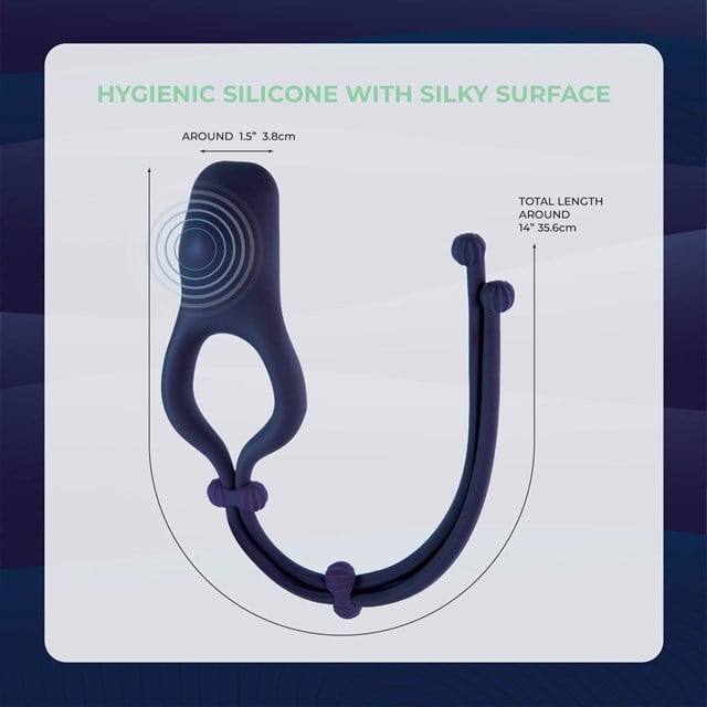 Gleeful Guru Vibrating Cock Ring