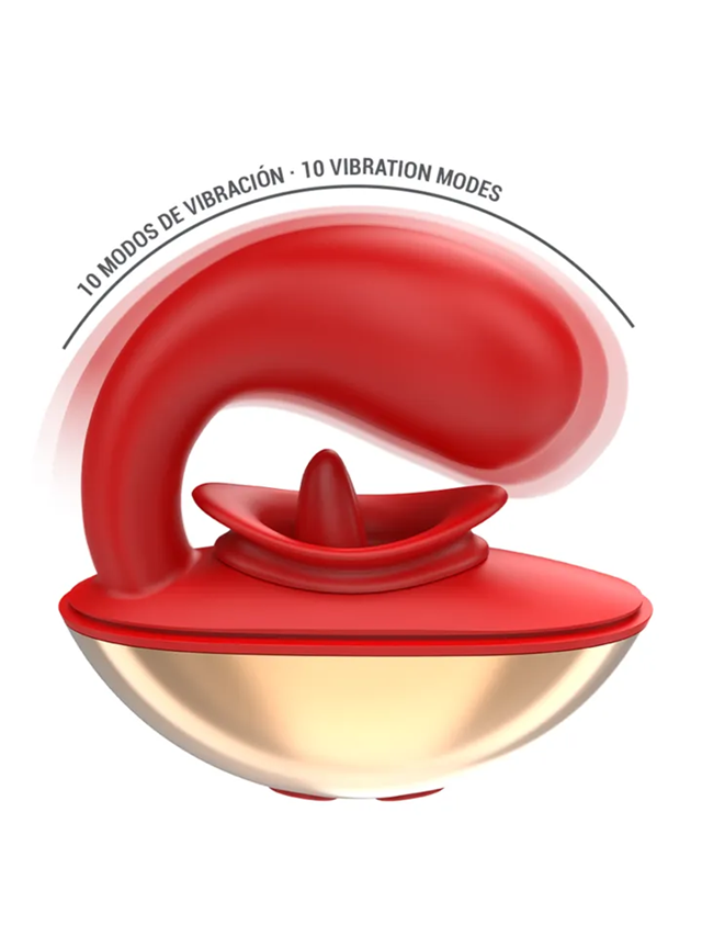 Mariah 10 Vibrations & Stimulator In U Shape