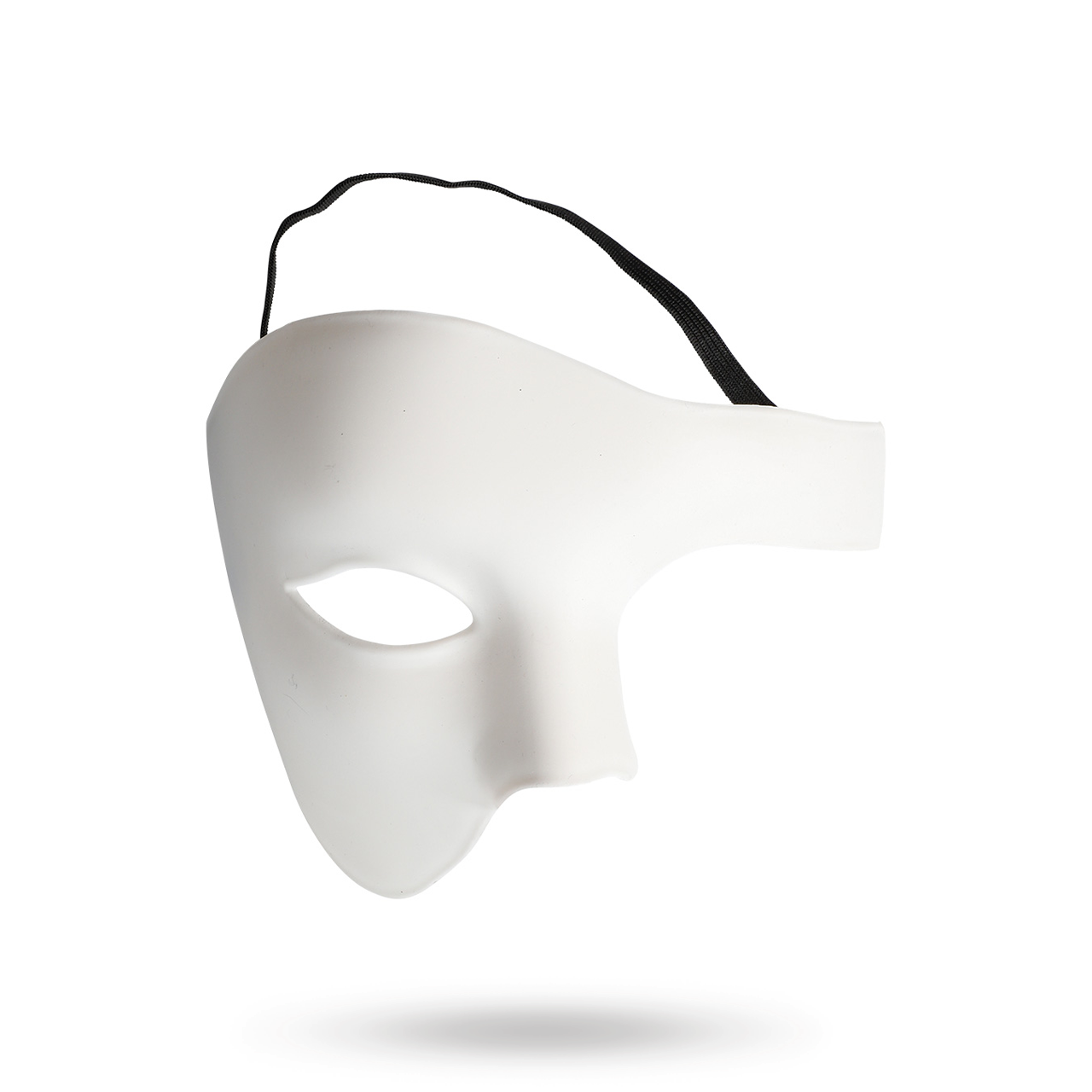 MASK PHANTOM HALF FACE WHITE | SEXIGA KLÄDER - ACCESSOARER - Masker | Intimast