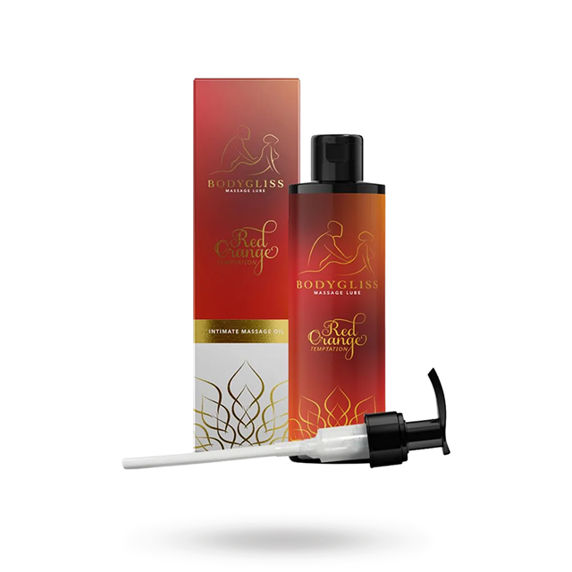 Massage Oil & Lubricant Red Orange Temptation 150 ml