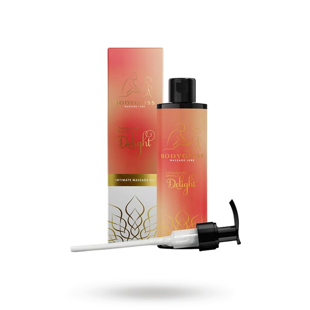 Massage Oil & Lubricant Strawberry Spark Delight 150 ml