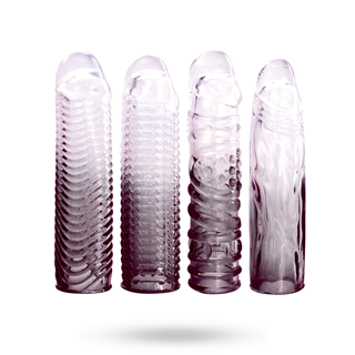 Massive 4-in-1 Extension Sleeve Pack - Smoke/clear