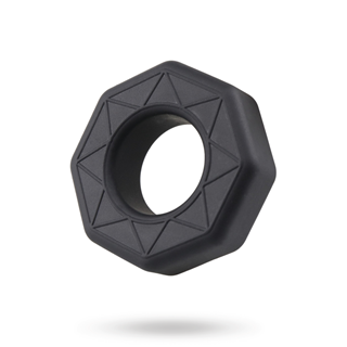 Master Silicone Cock Ring Black