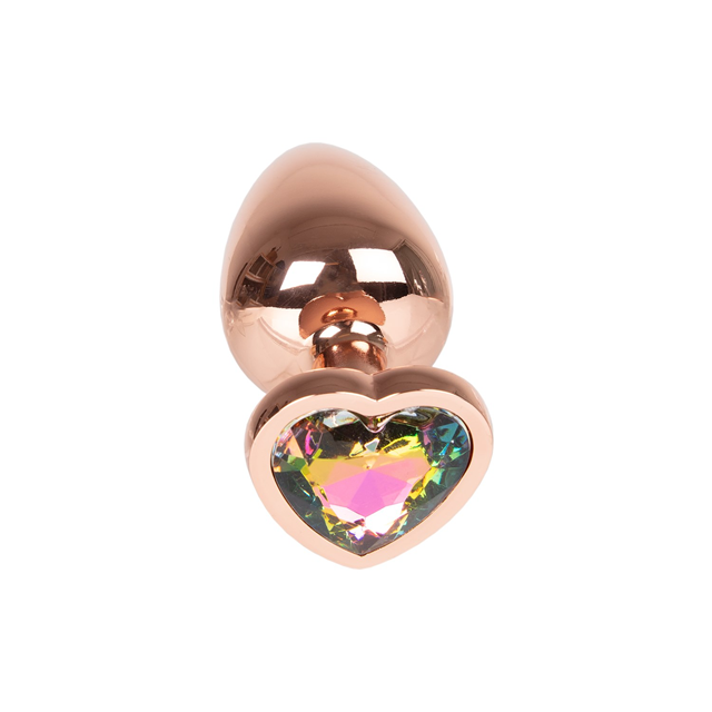 Metal Heart Plug Gold Rose Kit