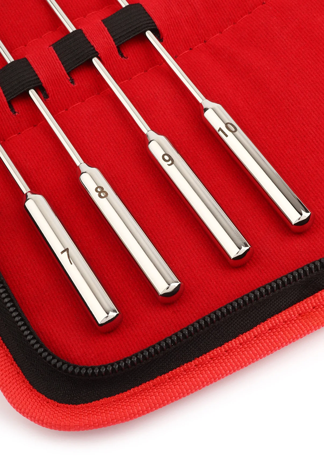 Mr. Steel Rosebud Urethral Sounds 8-pack
