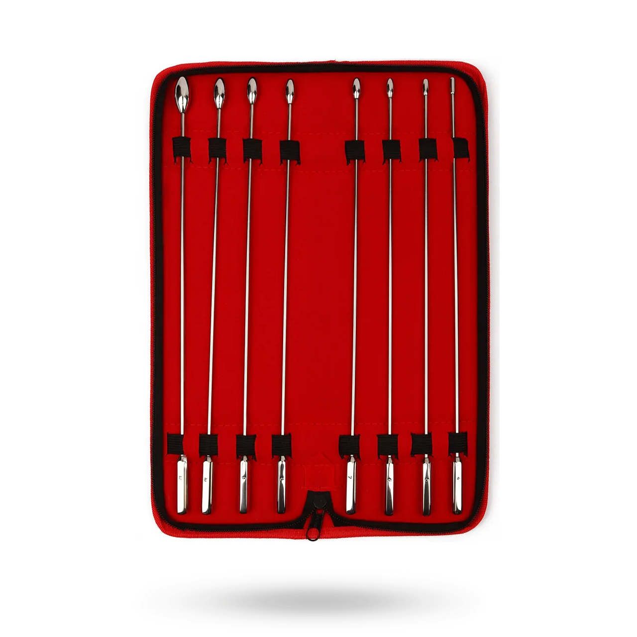 Mr Steel Rosebud Urethral Sounds 8-pack