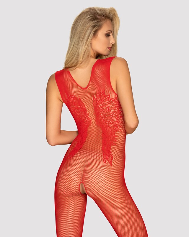 N112 - RÖD BODYSTOCKING