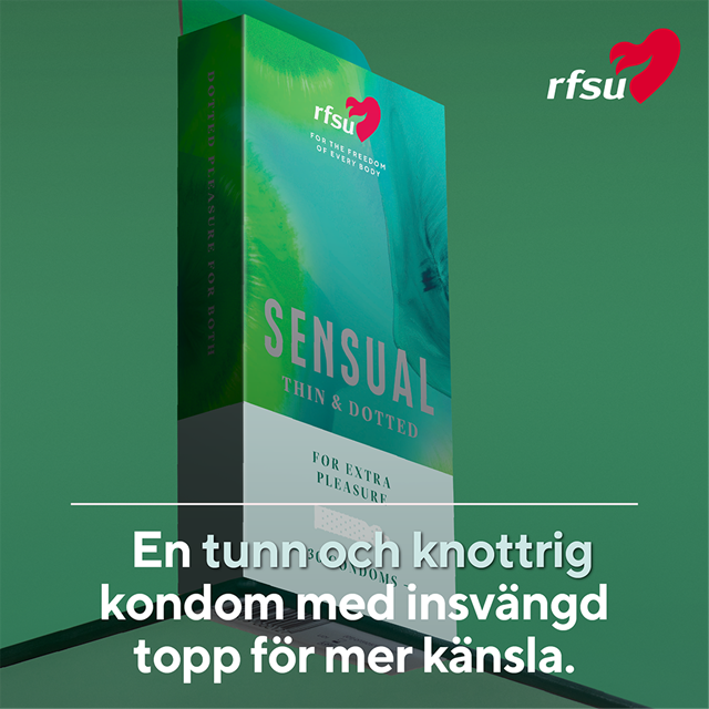 Sensual (Näkken) - Knottrigt Tunn Kondom - 30 pack
