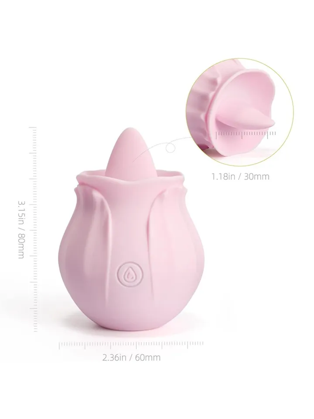 Nectar Clit Licking Rose Vibrator