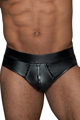 H065 Shorts With Continuous Zipper